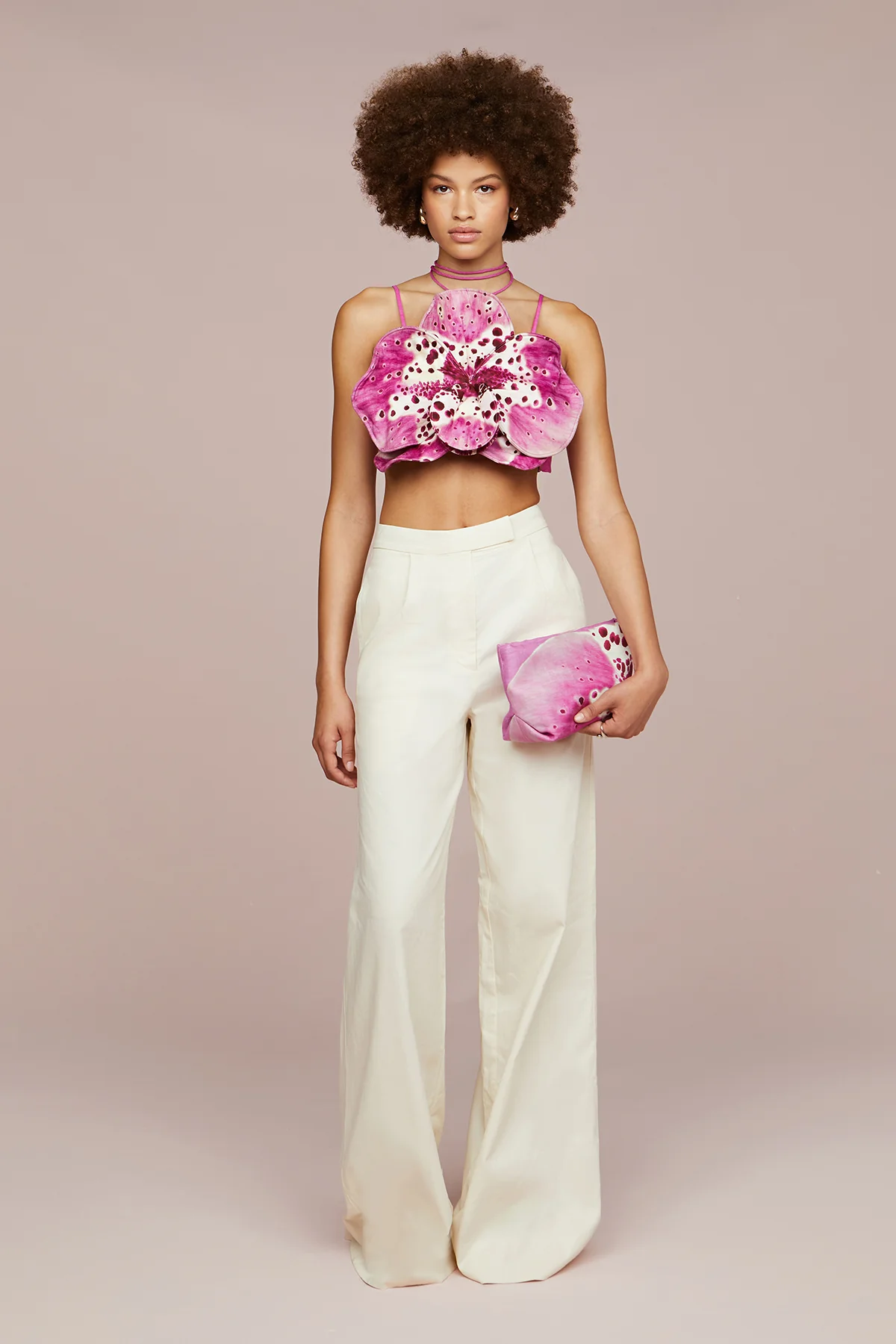 Maisie 3D Orchid Top